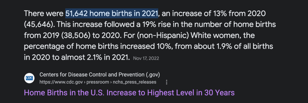 Homebirths-in-the-USA-Stats